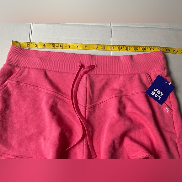 Women’s Fleece High Rise Shorts 3” JoyLab Pink - Picture 7 of 9